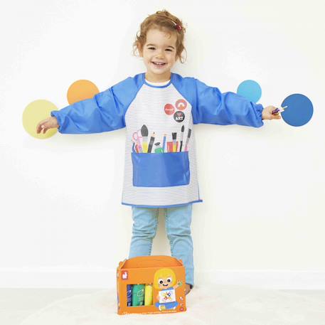 Tablier de peinture - colo MULTICOLORE 4 - vertbaudet enfant 