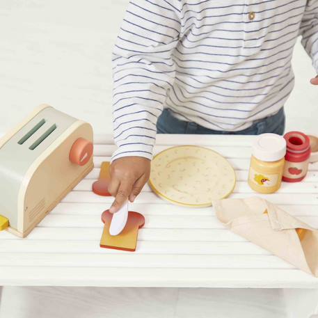 Grille-pain en bois fsc, 10 accessoires Multicolore 4 - vertbaudet enfant 