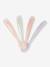 Lot de 4 cuillères 1er âge Soft sans BPA bleu/gris/ocre+blue/ eucalyptus/ pink/ mist+vert sauge 6 - vertbaudet enfant 
