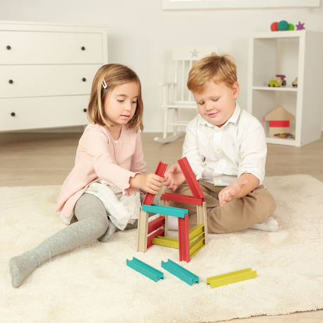 Eco beams jeux de construction Bleu 2 - vertbaudet enfant 
