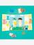 Stickers repositionnables jaune+rouge 2 - vertbaudet enfant 
