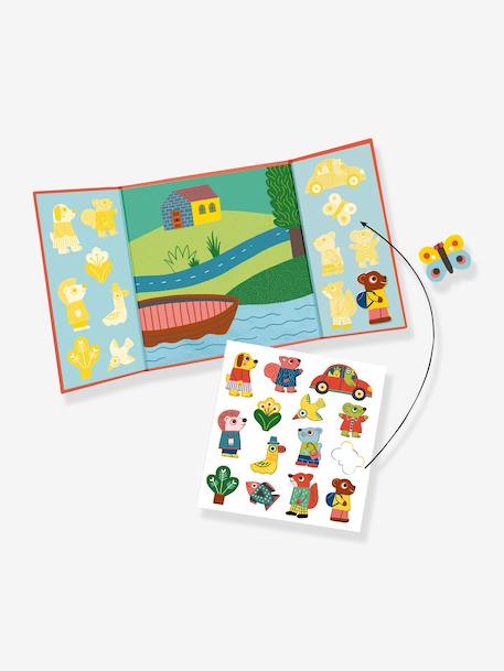 Stickers repositionnables jaune+rouge 5 - vertbaudet enfant 