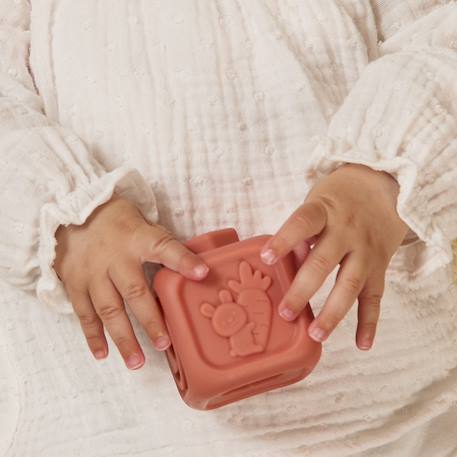 Cubes d'activités souples pour bébés Beige 3 - vertbaudet enfant 