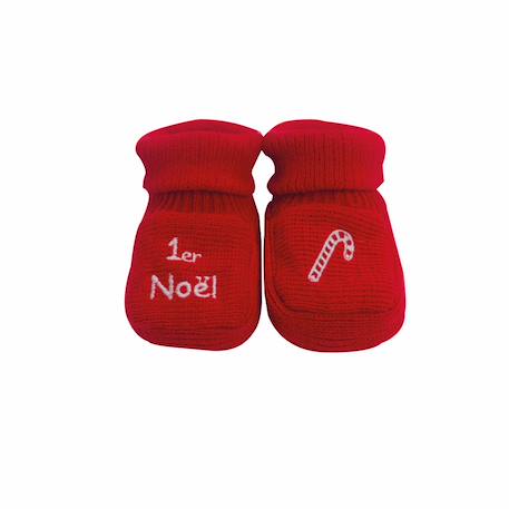 Chaussons Rouge 1 - vertbaudet enfant 