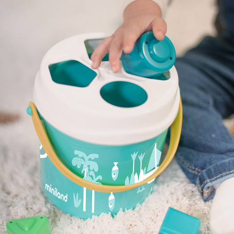 Empilables pour bébés de couleur turquoise Multicolore 2 - vertbaudet enfant 