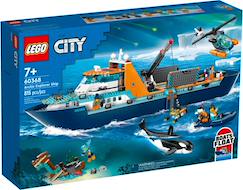 Jouet-Jeux d'imagination-Lego city - le navire d'exploration arctique - 60368