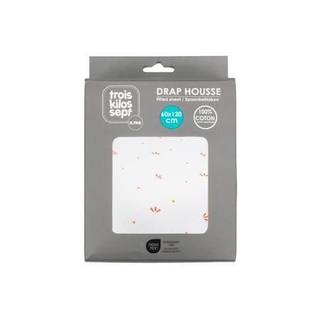 Drap housse bébé Beige 2 - vertbaudet enfant 