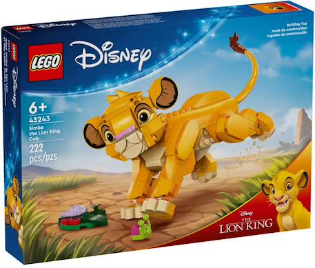 Lego disney - simba, le bébé du roi lion - 43243 Multicolore 1 - vertbaudet enfant 