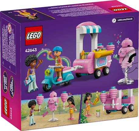 Lego friends - stand de barbes à papa et scooter - 42643 Multicolore 2 - vertbaudet enfant 