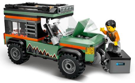 Lego city - le camion 4x4 tout-terrain - 60447 Multicolore 5 - vertbaudet enfant 