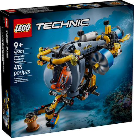 Lego technic - le sous-marin de recherche en haute mer - 42201 Multicolore 1 - vertbaudet enfant 