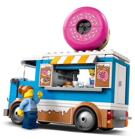 Lego city - le food-truck de donuts - 60452 Multicolore 5 - vertbaudet enfant 