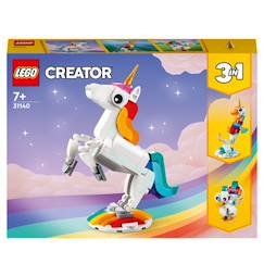Jouet-Jeux d'imagination-Lego creator - la licorne magique - 31140