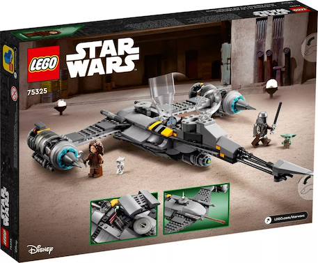 Lego star wars - le chasseur n-1 du mandalorien - 75325 Multicolore 2 - vertbaudet enfant 