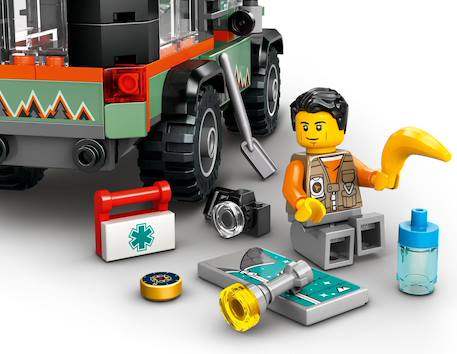 Lego city - le camion 4x4 tout-terrain - 60447 Multicolore 6 - vertbaudet enfant 