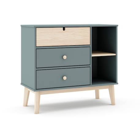Commode estefania Blanc+Vert 10 - vertbaudet enfant 