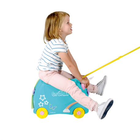 Valise trunki ride on - bagage cabine - licorne Blue 5 - vertbaudet enfant 