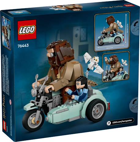 Lego harry potter - la balade en moto de hagrid et harry - 76443 Multicolore 2 - vertbaudet enfant 