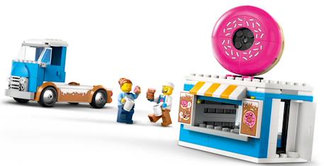 Lego city - le food-truck de donuts - 60452 Multicolore 4 - vertbaudet enfant 