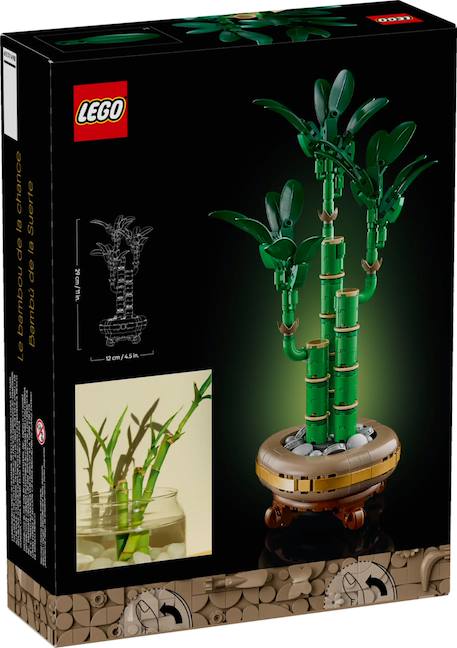 Lego botanicals - lego icons - le bambou de la chance - 10344 Multicolore 2 - vertbaudet enfant 