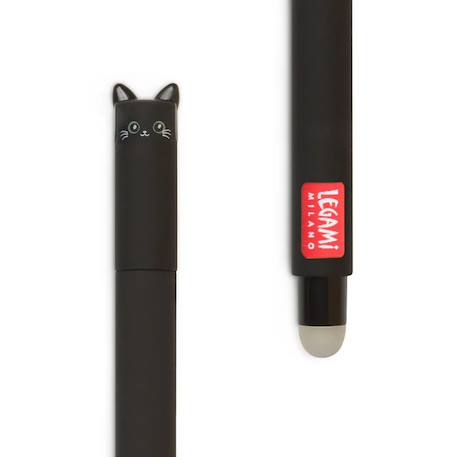 Stylo à encre gel effaçable - kitty Noir 3 - vertbaudet enfant 
