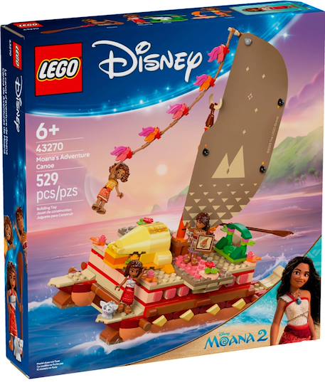 Lego disney - le bateau d'aventure de vaiana - 43270 Multicolore 1 - vertbaudet enfant 
