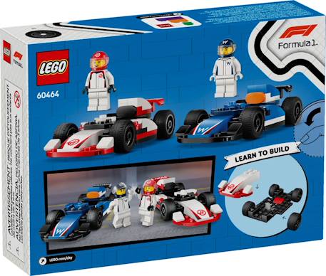 Lego city - voitures de course de f1 williams racing et haas f1 - 60464 Multicolore 2 - vertbaudet enfant 