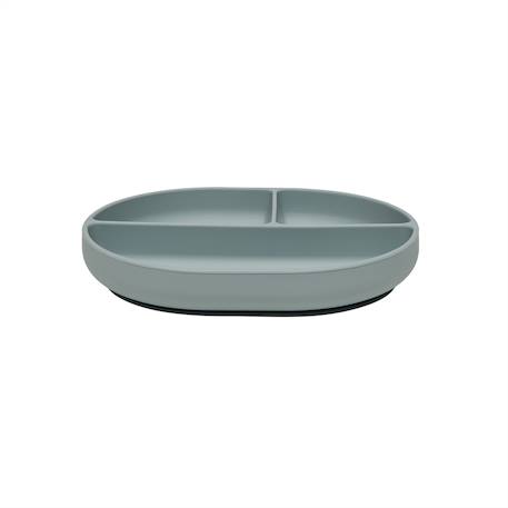 Assiette en silicone Beige+Bleu+Rose 4 - vertbaudet enfant 