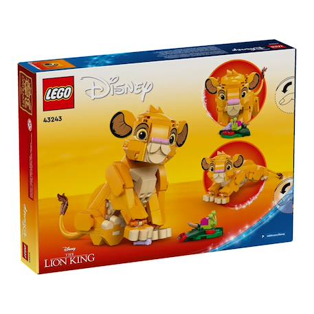 Lego disney - simba, le bébé du roi lion - 43243 Multicolore 6 - vertbaudet enfant 