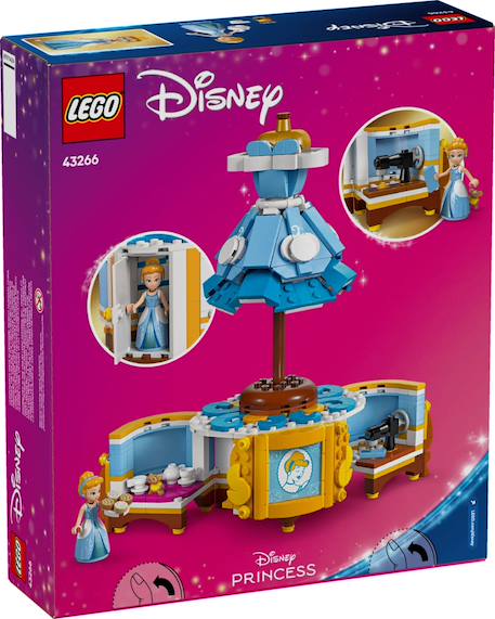Lego disney - la robe de cendrillon - 43266 Multicolore 2 - vertbaudet enfant 