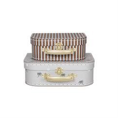 Chambre et rangement-Valise en carton
