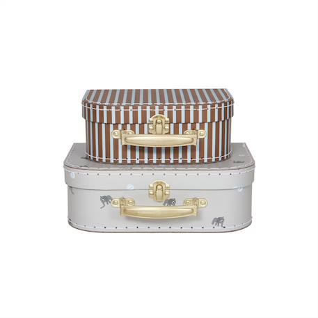 Valise en carton Bleu 1 - vertbaudet enfant 