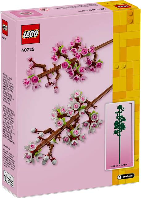 Lego botanicals - les fleurs de cerisier - 40725 Multicolore 2 - vertbaudet enfant 