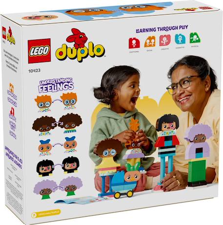Lego duplo - personnages à construire aux différentes émotions - 10423 Multicolore 2 - vertbaudet enfant 