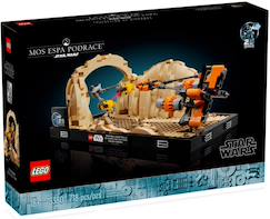 Jouet-Jeux d'imagination-Lego star wars - diorama de la course de podracers de mos espa - 75380