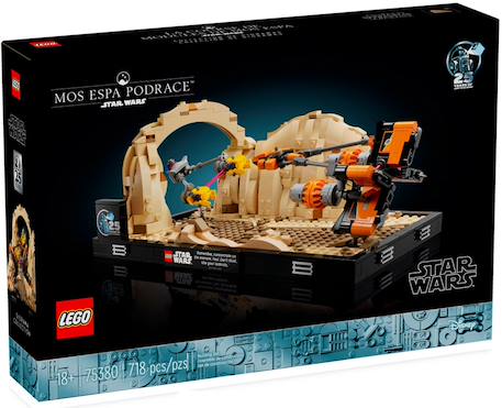 Lego star wars - diorama de la course de podracers de mos espa - 75380 Multicolore 1 - vertbaudet enfant 