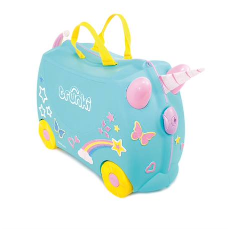 Valise trunki ride on - bagage cabine - licorne Blue 6 - vertbaudet enfant 