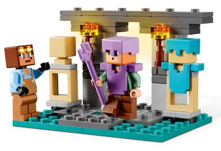 Lego minecraft - l'armurerie - 21252 Multicolore 4 - vertbaudet enfant 