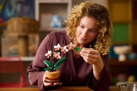 Lego botanicals - lego icons - l'orchidée miniature - 10343 Multicolore 6 - vertbaudet enfant 