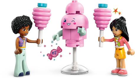 Lego friends - stand de barbes à papa et scooter - 42643 Multicolore 5 - vertbaudet enfant 