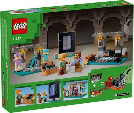 Lego minecraft - l'armurerie - 21252 Multicolore 2 - vertbaudet enfant 