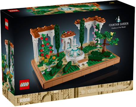 Lego icons - le jardin andalou - 10359 Multicolore 1 - vertbaudet enfant 