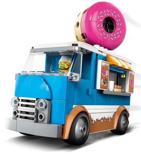 Lego city - le food-truck de donuts - 60452 Multicolore 6 - vertbaudet enfant 