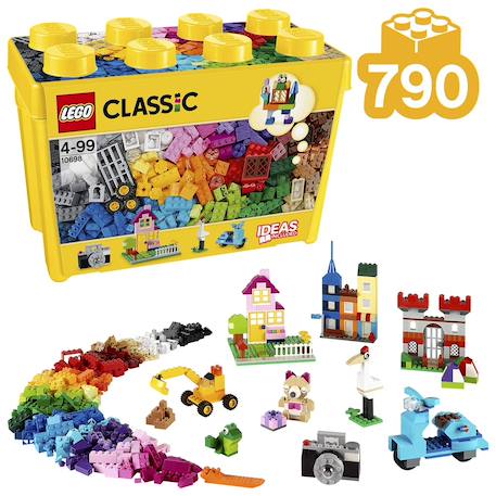 Lego classic - boîte de briques créatives deluxe lego - 10698 Multicolore 2 - vertbaudet enfant 