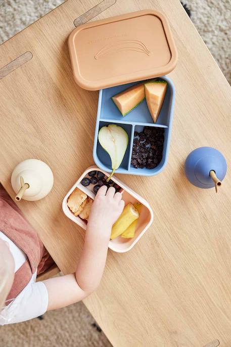 Tasse en silicone mini Bleu clair+Bleu foncé+Marron+Rouge 6 - vertbaudet enfant 