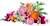 Lego botanicals - lego icons - le joli bouquet de fleurs roses - 10342 Multicolore 4 - vertbaudet enfant 