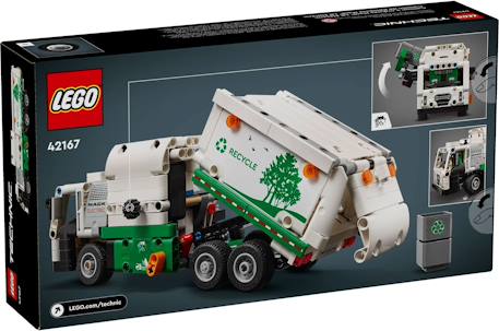 Lego technic - mack lr electric camion poubelle - 42167 Multicolore 2 - vertbaudet enfant 