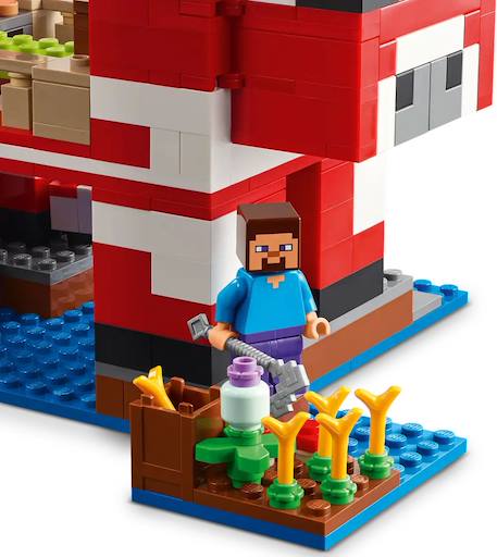 Lego minecraft - la maison des champimeuhs - 21270 Multicolore 6 - vertbaudet enfant 