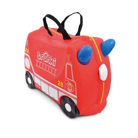 Valise Trunki ride on - Bagage cabine - Pompier Red 3 - vertbaudet enfant 