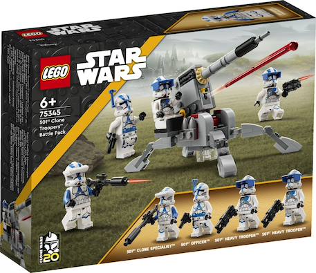 Lego star wars - pack de combat des clone troopers de la 501ème légion - 75345 Multicolore 2 - vertbaudet enfant 